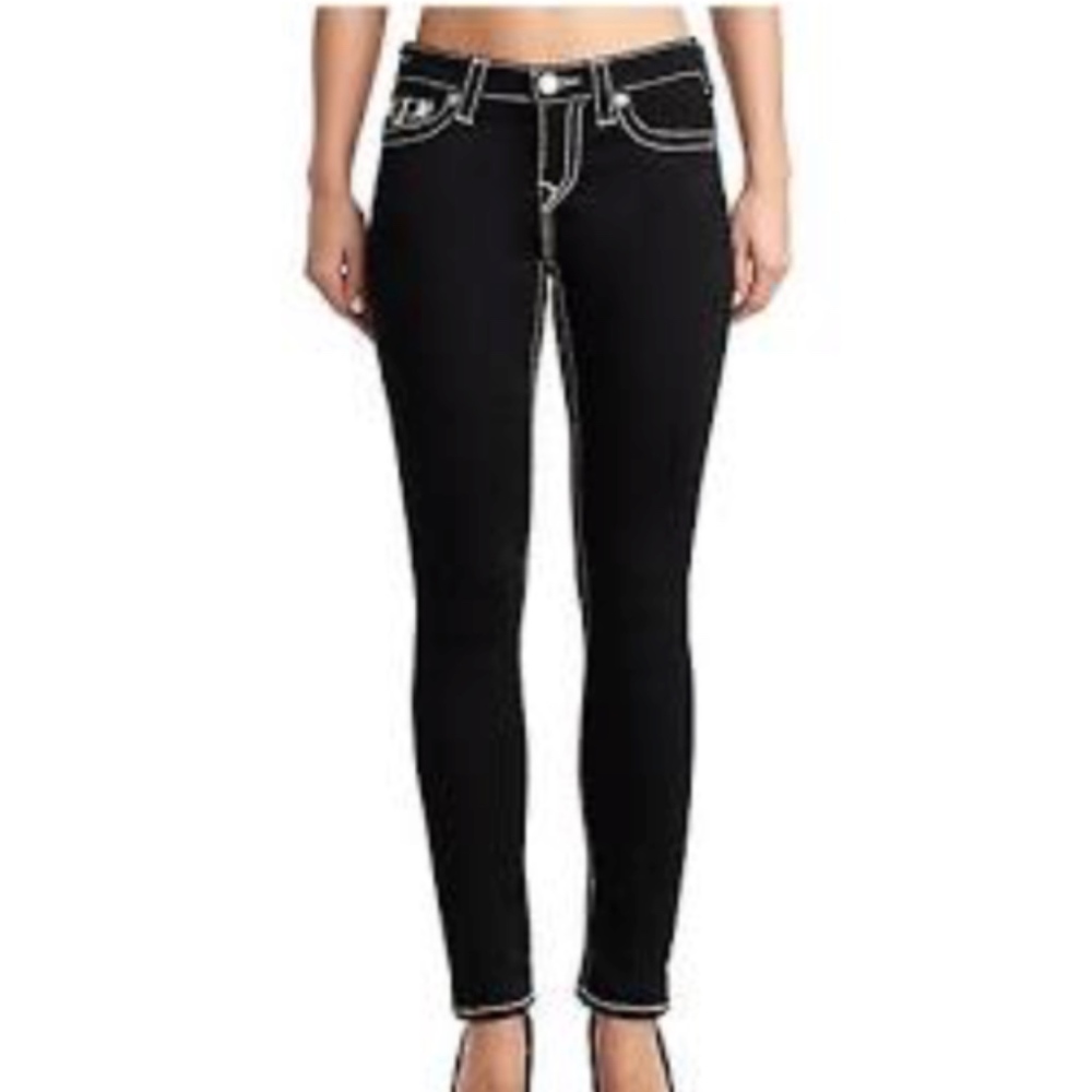 TRUE RELIGION HALLE DARK DEMIN JEANS SZ 27